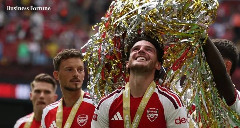  Business Fortune: English Premier League Arsenal Defend Crown 