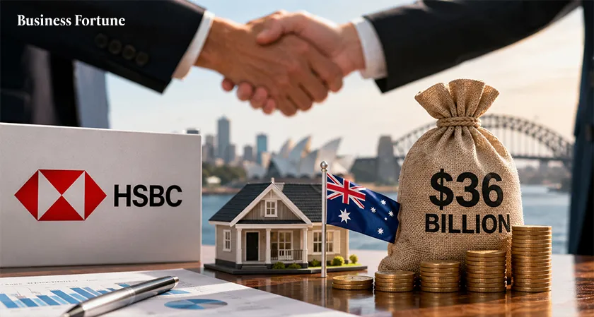  Business Fortune: HSBC Sells Australian Home Loan Deal 