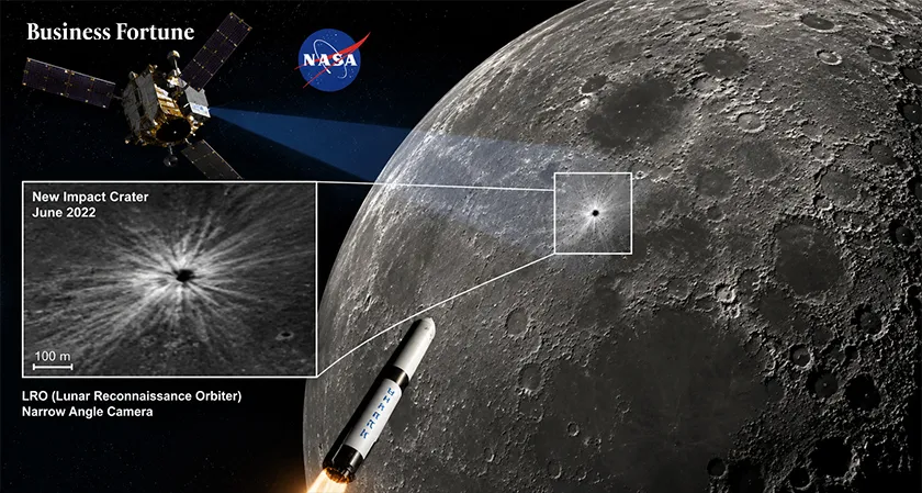 Business Fortune | SpaceX Moon Impact Crater Images Revealed