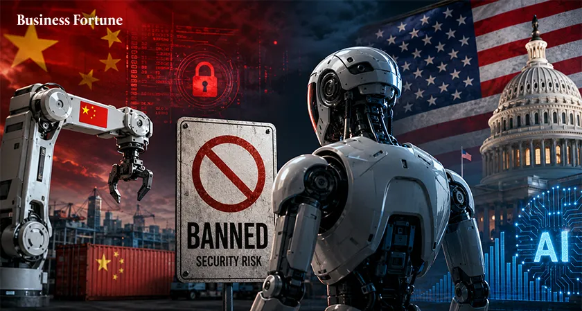  Business Fortune: US Bans Chinese Robots Over Security Fears 