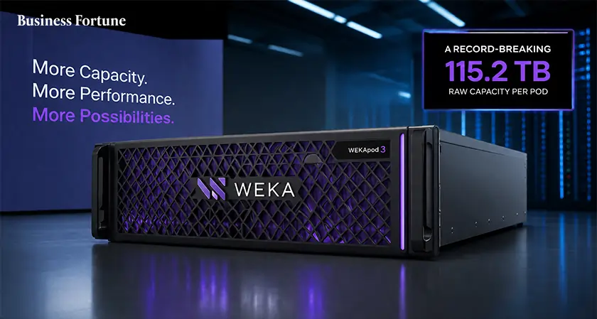  Business Fortune: WEKA Unveils WEKApod 3 Sets Storage Bar 