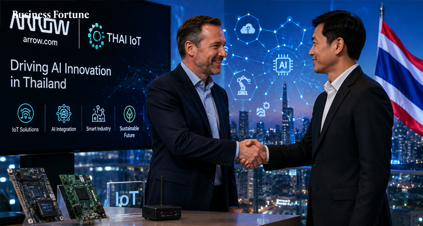  Arrow Electronics Thai IoT Partnership to Drive AI Innovation in Thailand 