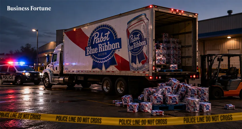 Business Fortune: Pabst Blue Ribbon Truck Stolen: Beer Heist