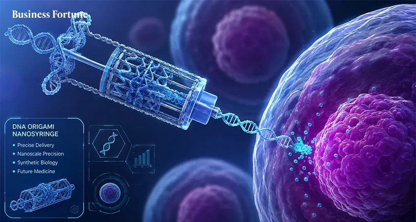 Business Fortune: DNA Origami Nanosyringe Opens Cell Doors