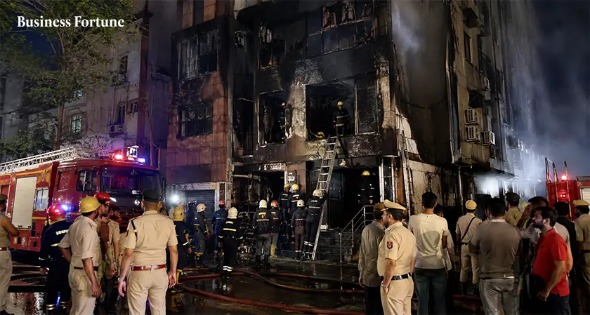  21 Dead After Massive Fire at Delhi Hotel - Business Fortune 