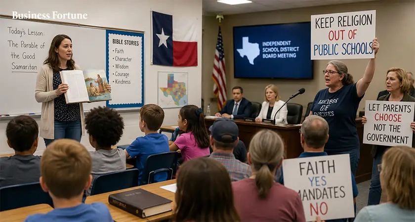 Bible Stories in Texas Schools Debate - Business Fortune