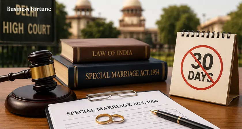 Special Marriage Act 30-day notice waived - Business Fortune 