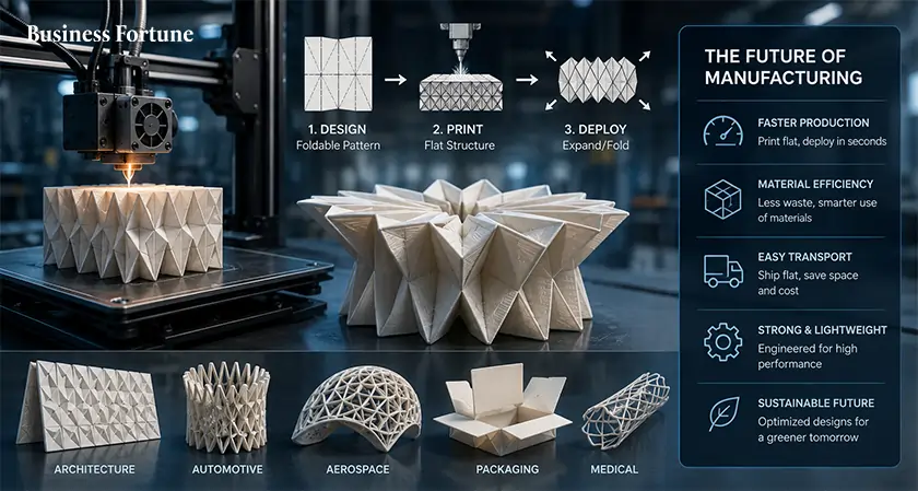 Origami-inspired 3D Printing Transforms - Business Fortune