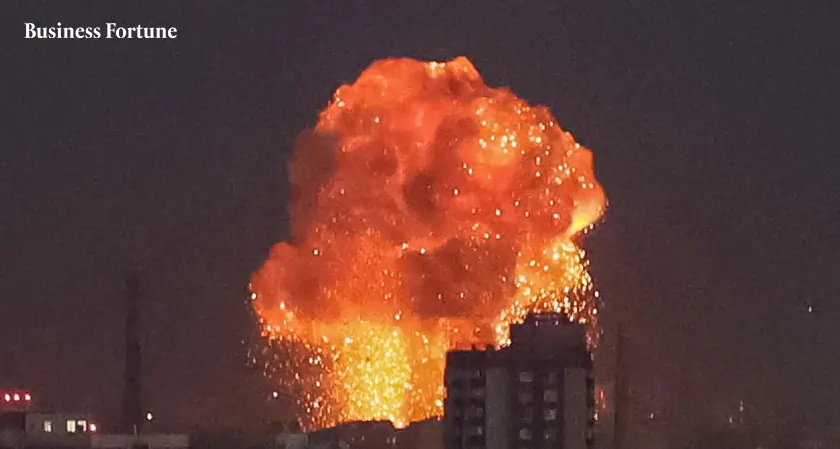  Russia Missile Attack Hits Kyiv - Business Fortune 