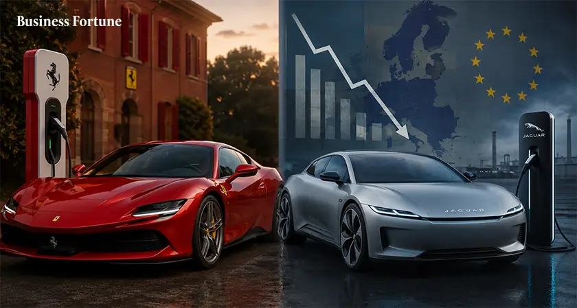  Ferrari and Jaguar show EV shift sparks - Business Fortune 