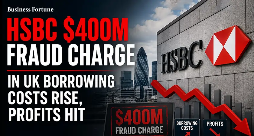  HSBC $400M fraud, UK borrowing costs hits - Business Fortune 