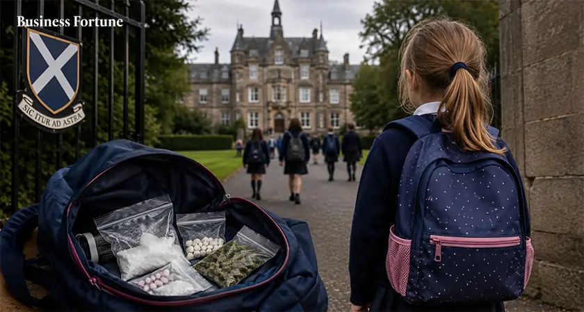  Drugs in Backpack at Scottish School - Business Fortune 