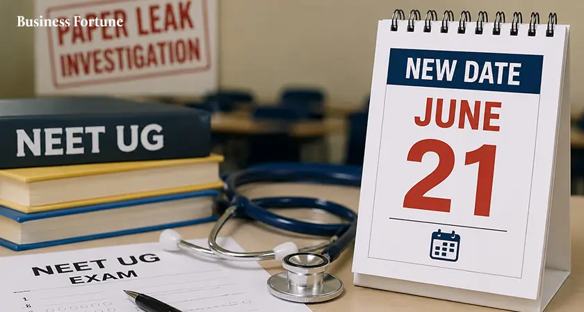  NEET UG exam rescheduled on June 21 after - Business Fortune 