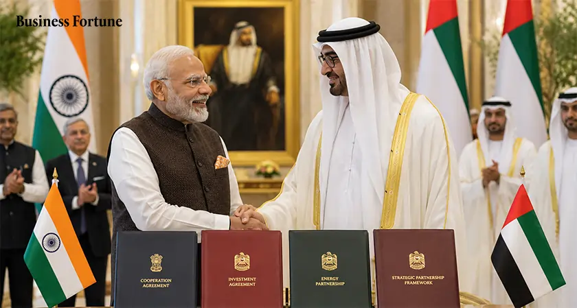  PM Modi visit UAE signs deals with India - Business Fortune 