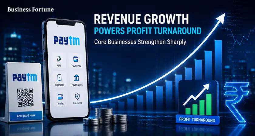Strong Q4 Paytm revenue growth profit ups - Business Fortune
