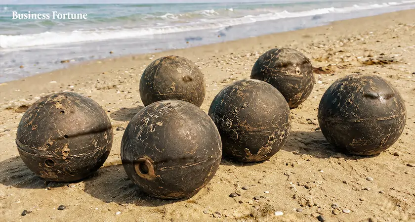  Six Space Balls Found on Australian Beach - Business Fortune 