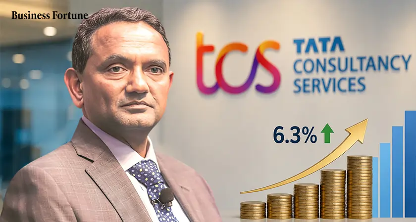 TCS CEO salary hike Krithi +6.3% FY26 up - Business Fortune 