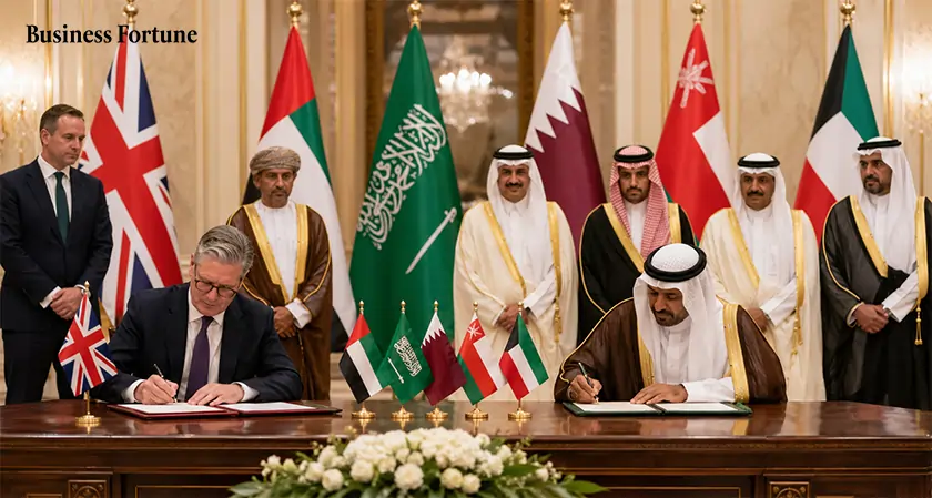  Trade deal with Gulf states signed by UK - Business Fortune 