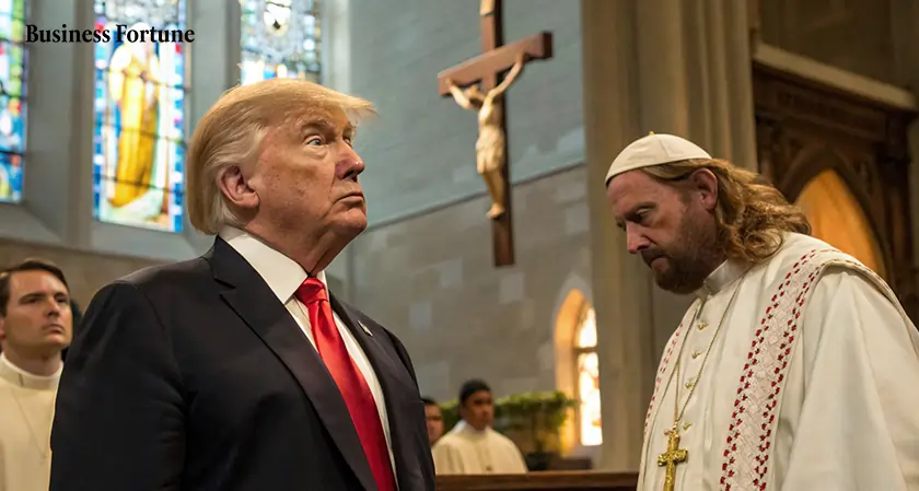 Trump AI Image as Christ Sparks Debate - Business Fortune