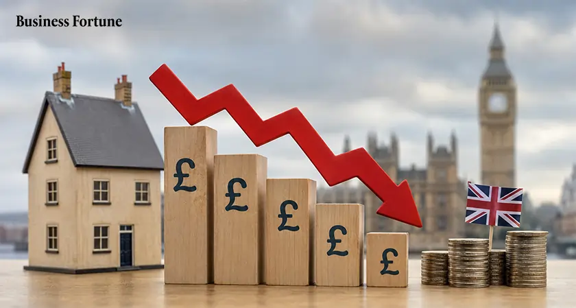  UK house prices Growth Slows, Rates Shift - Business Fortune 