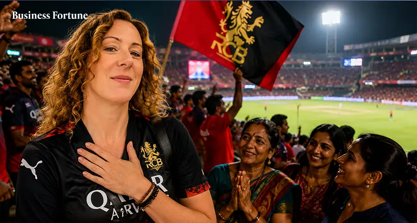  UK Woman Travels for RCB Match in India - Business Fortune 