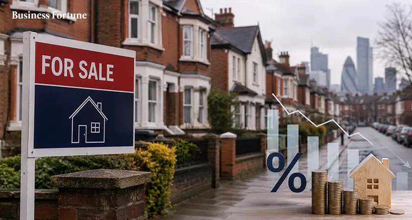 housing market in England slows rate press - Business Fortune 