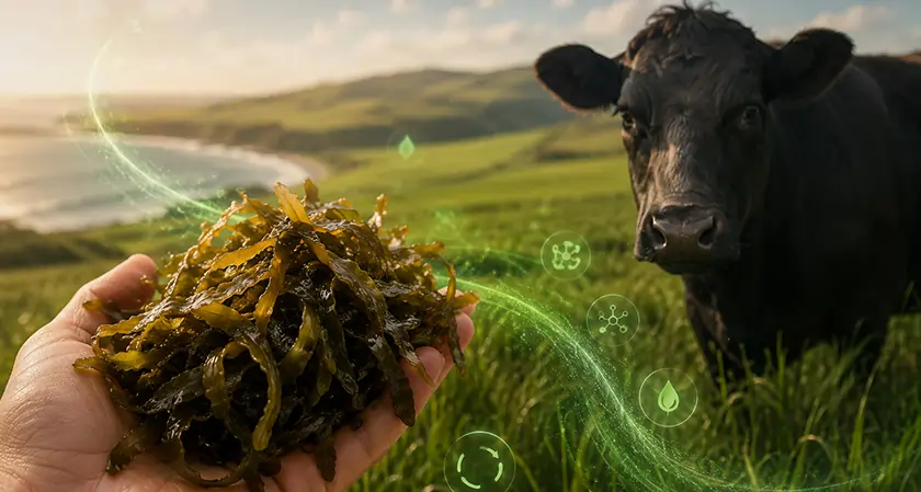 Seaweed Could Decarbonise Global Beef