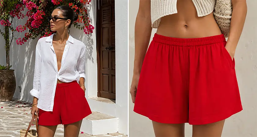  Zara red shorts Lead Summer Trend in Bold - Business Fortune 
