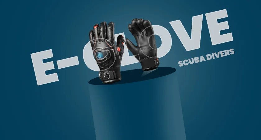 e-glove for scuba divers revolutionize underwater communication