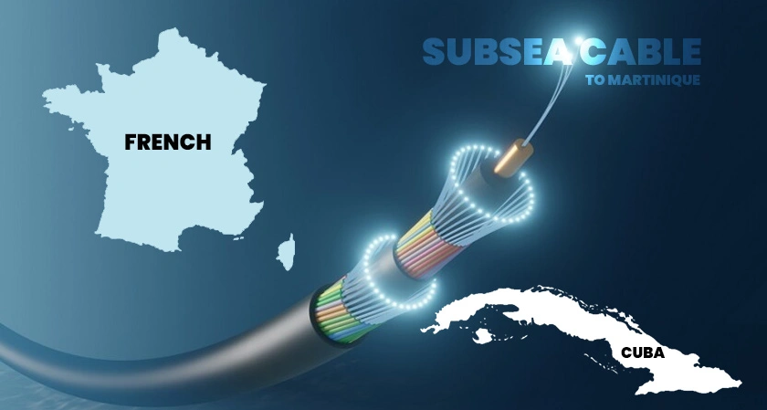 Cuba and French telecoms operator Orange began work on subsea cable to Martinique