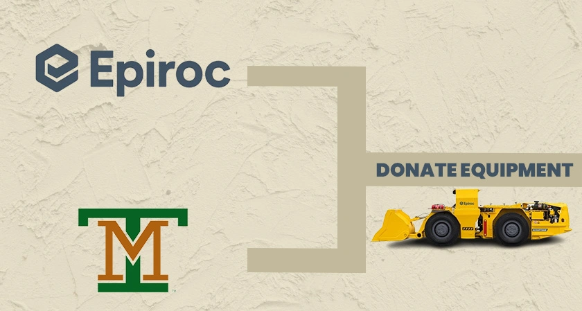 Epiroc USA and Montana Tech Professors collaborated to Donate Equipment