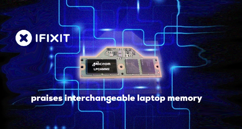iFixit praises interchangeable laptop memory