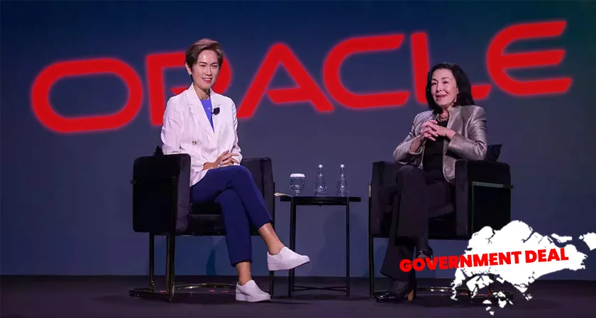 Oracle Singapore government deal train 10000 students