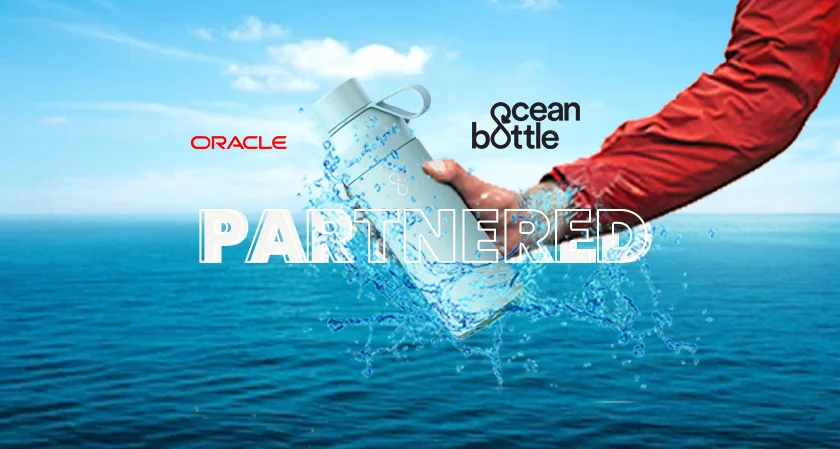 Oracle teams Ocean Bottle combat ocean plastic pollution