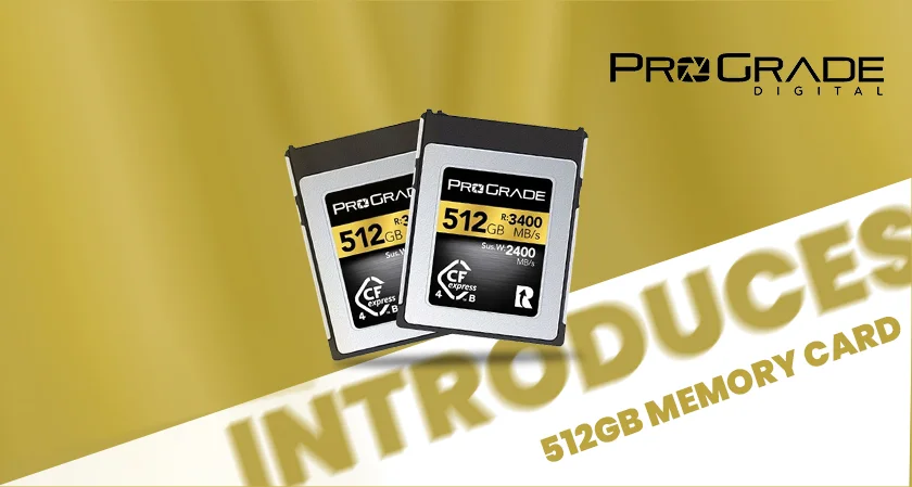 ProGrade Digial new 512GB memory card