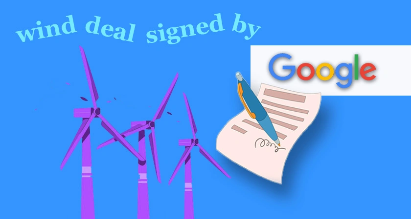 wind deal signed Google