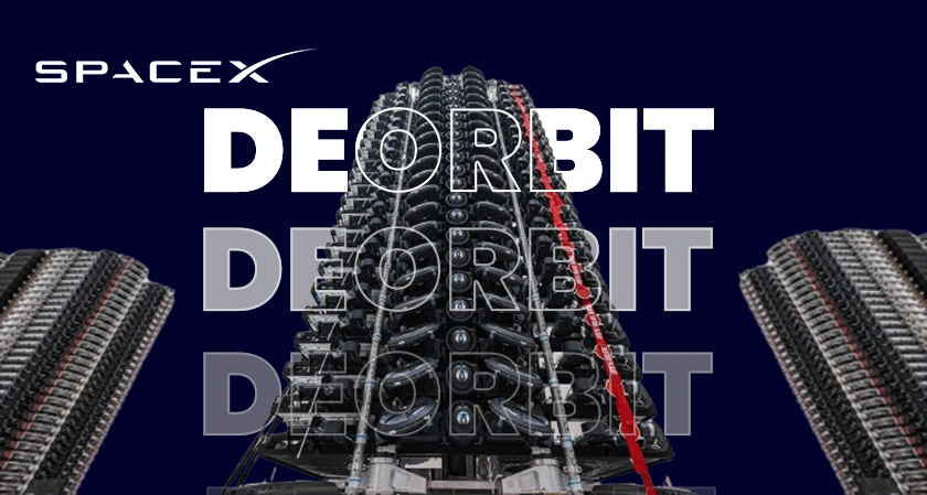 SpaceX is preparing to deorbit 100 older Starlink satellites