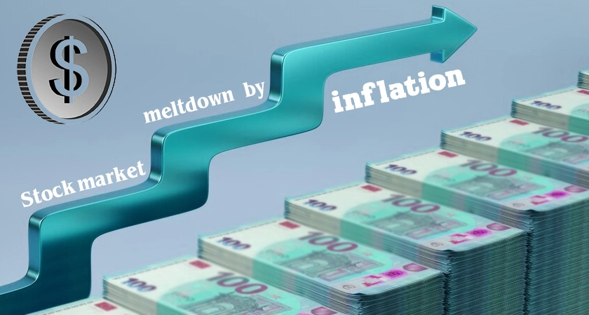 Higher inflation statistics caused a stock market meltdown