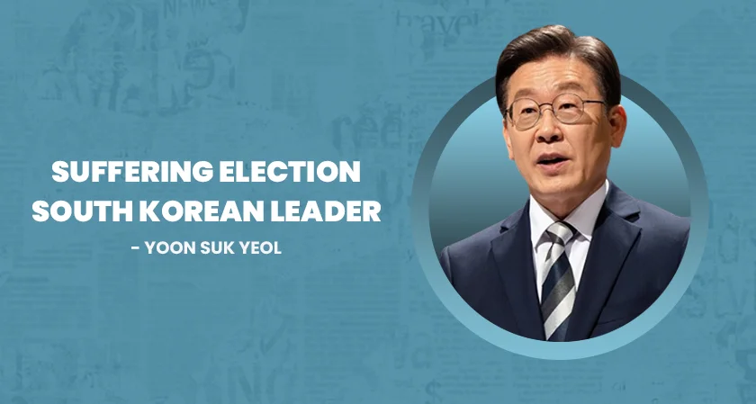 Suffering election South Korean leader crossroads