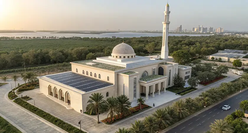 Business Fortune- Net-Zero Mosque Built in Abu Dhabi