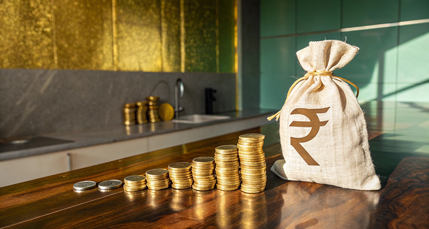 Rupee Gains as Crude Prices Ease