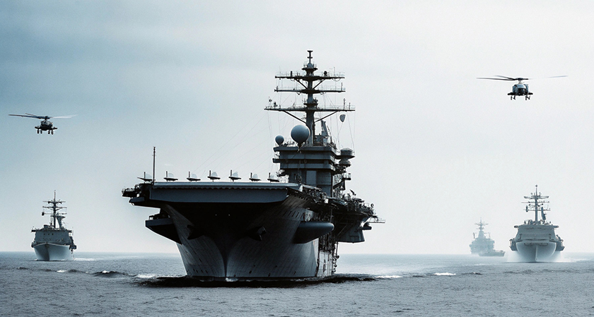 US Deploys Major Naval Force to Gulf