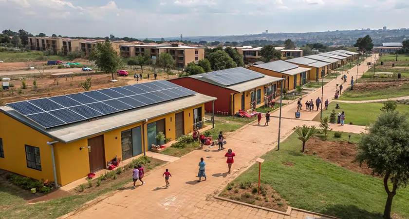 Johannesburg’s Solar Housing Project Fights Climate Change