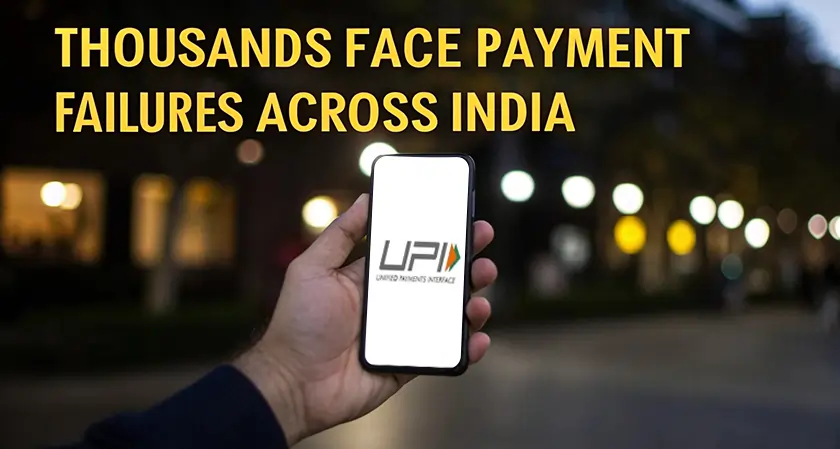 UPI Glitch Hits India Again, Causing Widespread Payment Failures