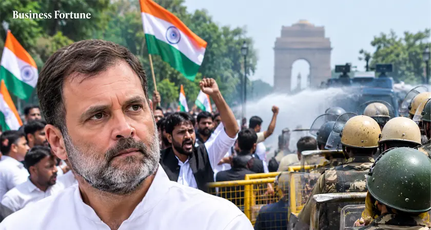  Rahul Gandhi FIR: What Happened During the Delhi Protest That Triggered Fresh Police Action? 