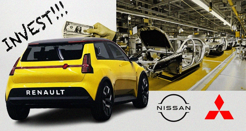 Mitsubishi and Nissan announce intentions to invest in the Ampere Renault EV unit