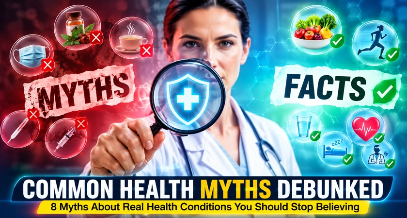  Common Health Myths Debunked: 8 Myths About Real Health Conditions You Should Stop Believing 