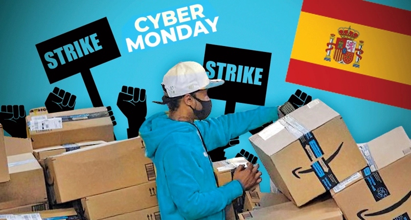  Amazon employees in Spain plan to go on strike on Cyber Monday 